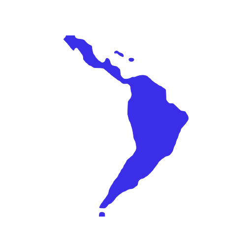 Latin America map